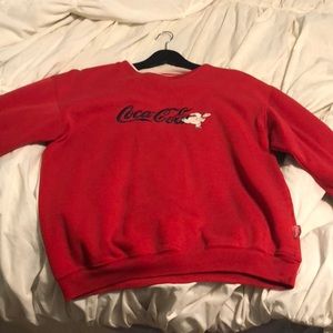 Red Coca-Cola sweatshirt